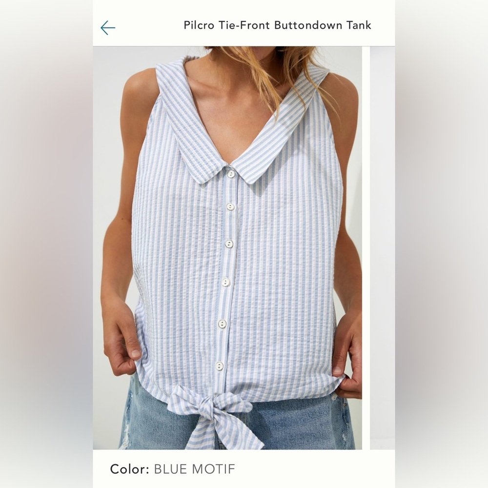Pilcro Anthropologie Striped Tank Top